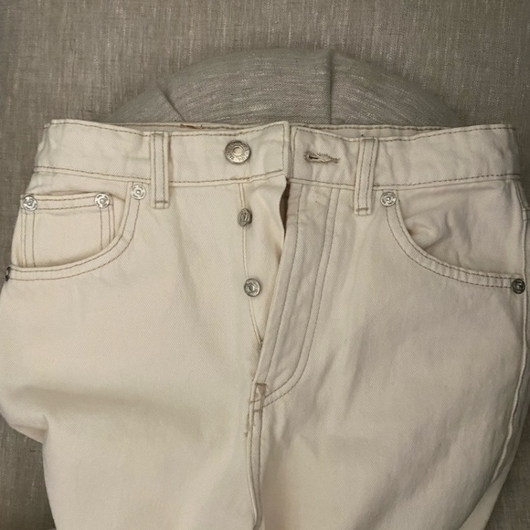 Zara ecru straight jeans - Picture 6 of 6